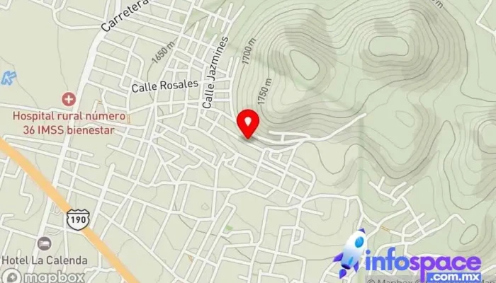 mapa de Yasip Urbanización en Tlacolula de Matamoros