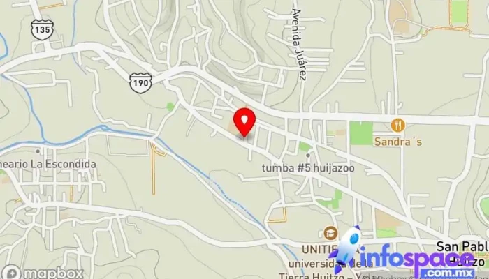 mapa de YAZEE IMPRESION SIN LIMITE Oficinas de empresa en San Pablo Huitzo
