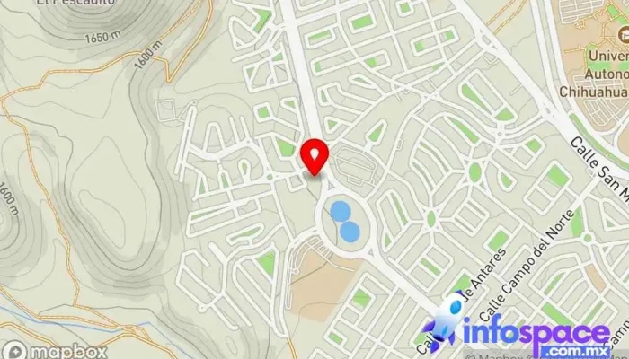 mapa de YES Consulting Empresa de software en Chihuahua