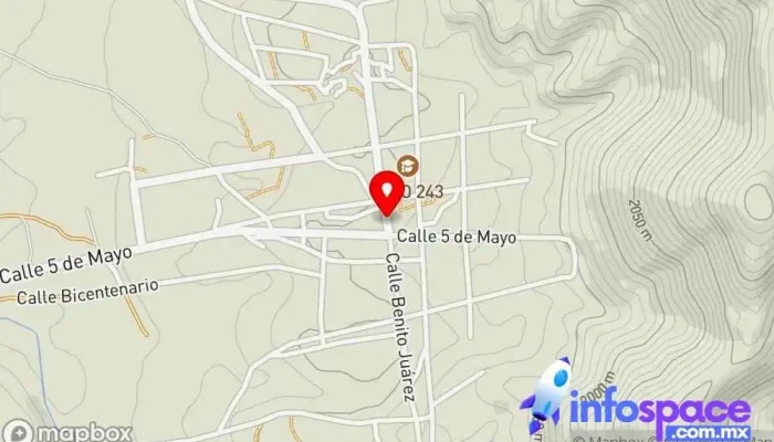 mapa de Zapotitlán Palmas  en Zapotitlán Palmas