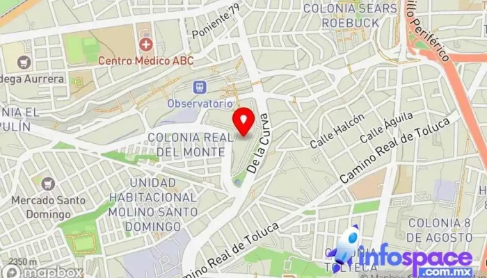mapa de Zina Bus Empresa de autobuses en Álvaro Obregón, Ciudad de México
